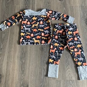 Homemade Halloween Toddler Pajama set